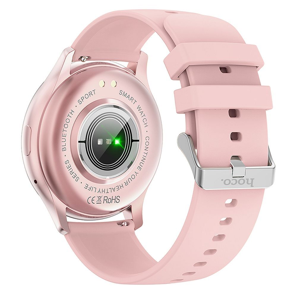 Hoco Smartwatch Amoled Y15 Smart sports (call version) (Pink gold)