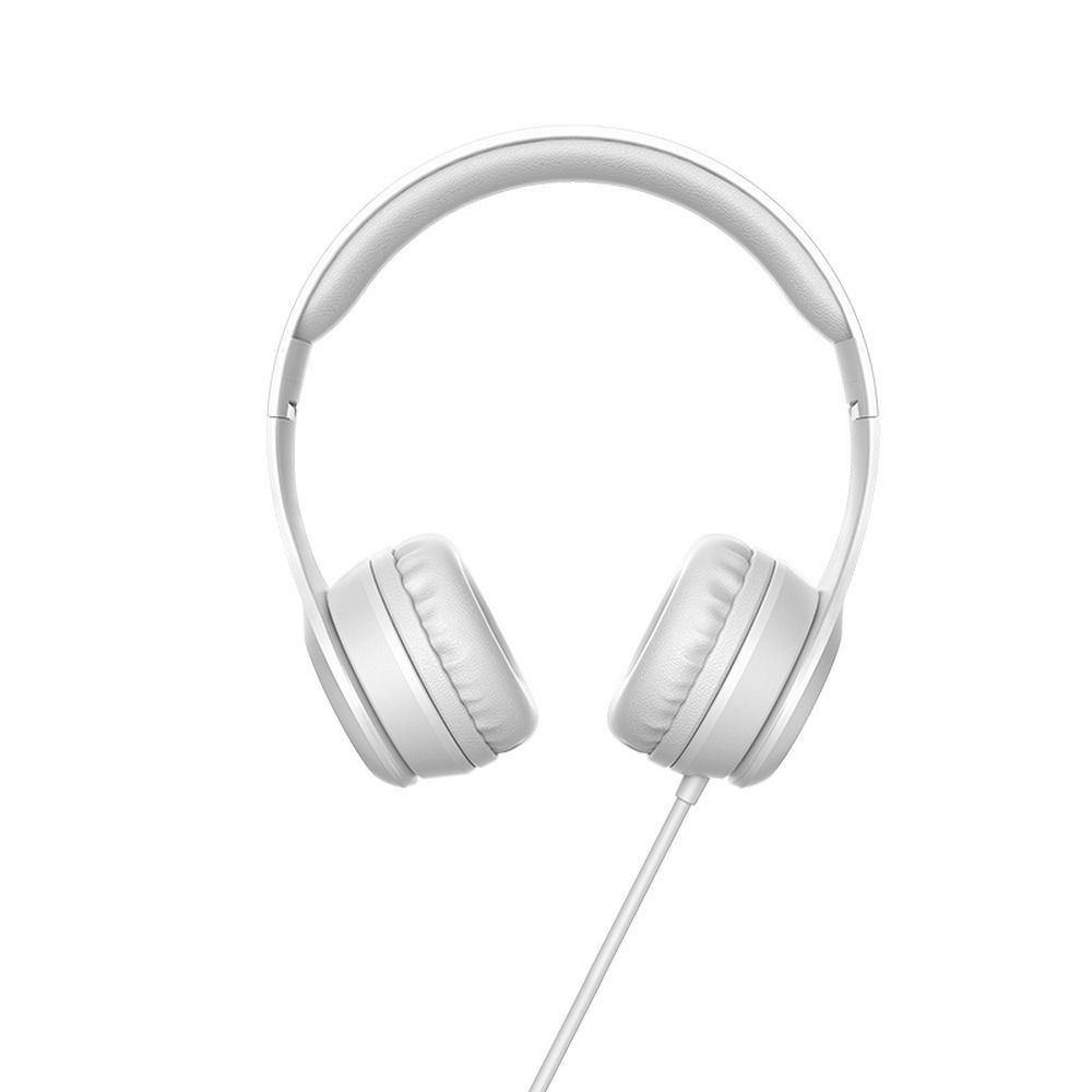 Hoco W21 Graceful Charm Ενσύρματα On Ear Ακουστικά (Γκρι)