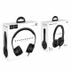 Hoco W21 Graceful Charm Ενσύρματα On Ear Ακουστικά (Μαύρο)