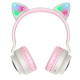 Ασύρματα Ακουστικά Hoco W27 Cat Ear MP3 Player Bluetooth (Γκρι)