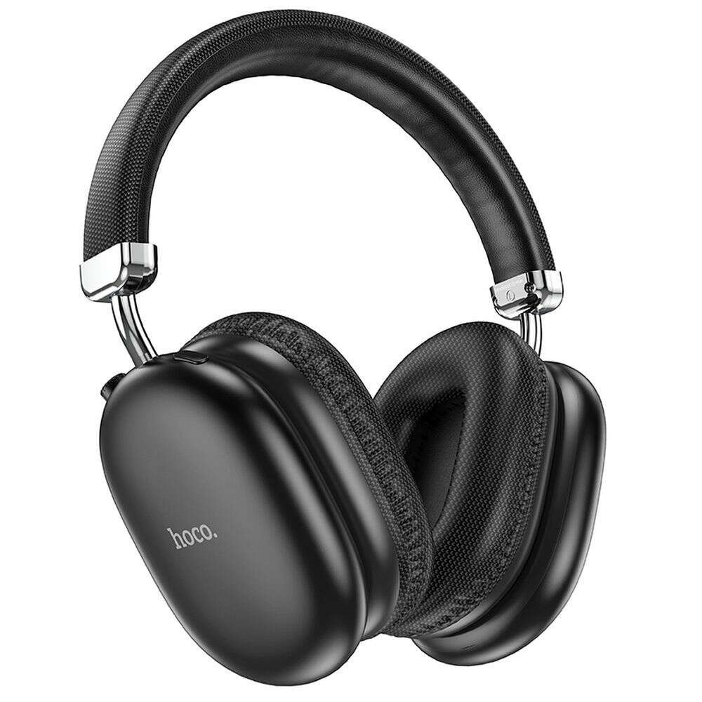 Hoco W35 MAX Ασύρματα/Ενσύρματα Over Ear Ακουστικά (Μαύρο)