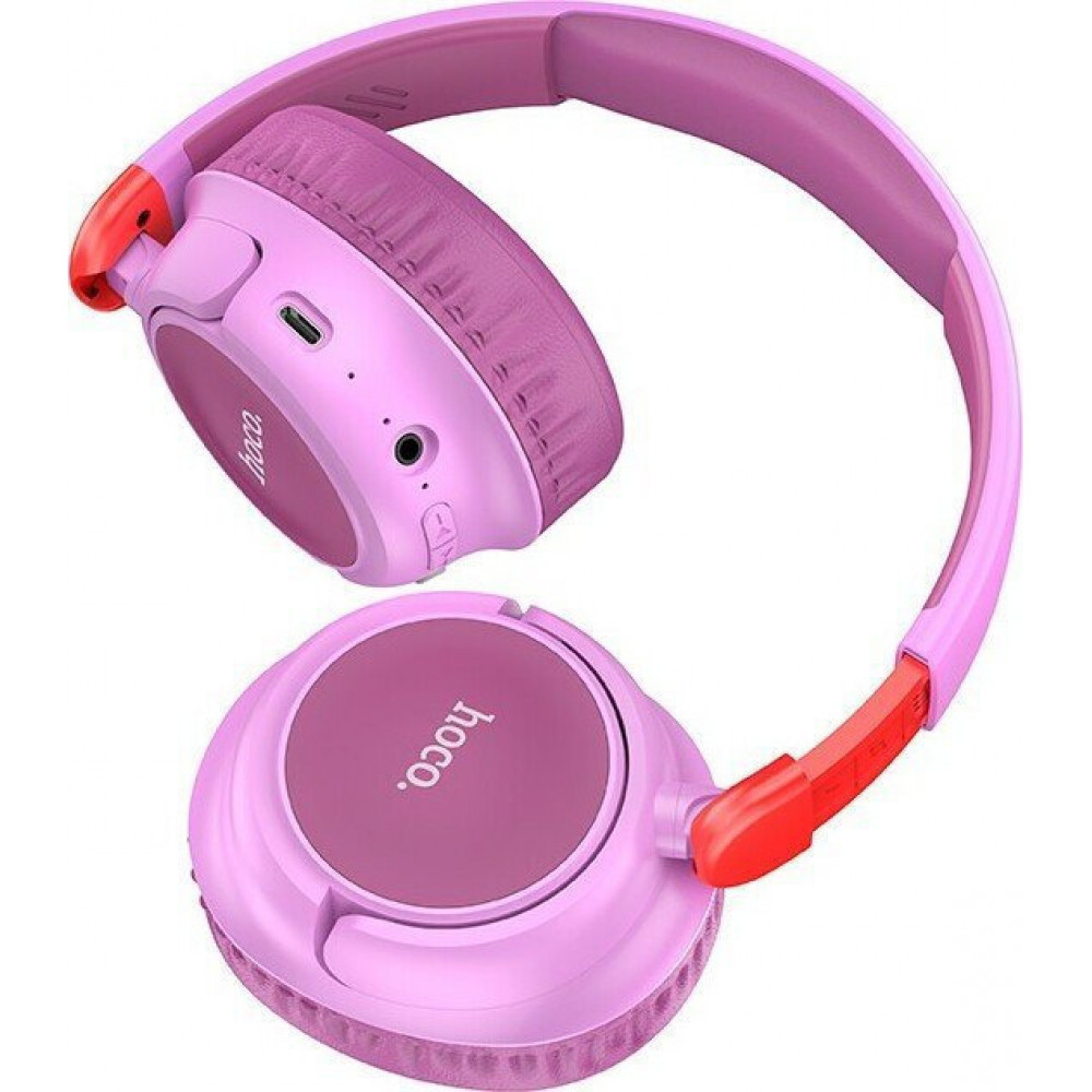 Hoco W43 Adventure Bluetooth Ασύρματα Ακουστικά (Μωβ)
