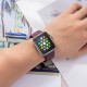 Hoco WA01 Λουράκι Flexible silicone για Apple Watch 42/44/45/49 mm (crimson cherry) 