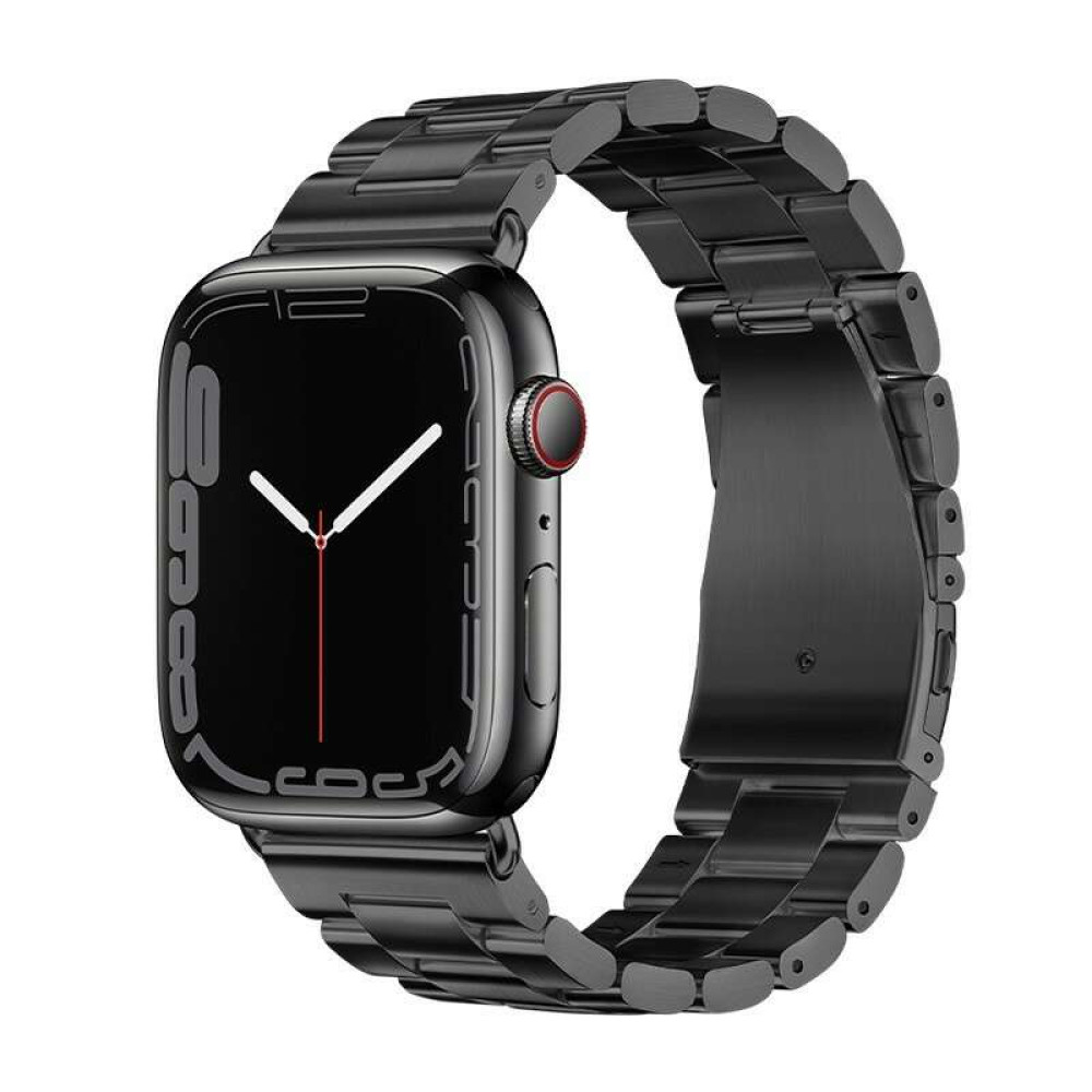 Hoco WA10 Λουράκι Ανοξείδωτο Ατσάλι για Apple Watch 42/44/45/49 mm (Μαύρο)