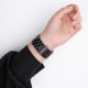 Hoco WA10 Λουράκι Ανοξείδωτο Ατσάλι για Apple Watch 38/40/41 mm (Μαύρο)