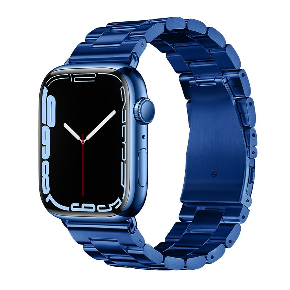 Hoco WA10 Λουράκι Ανοξείδωτο Ατσάλι για Apple Watch 42/44/45/49 mm (Μπλε)