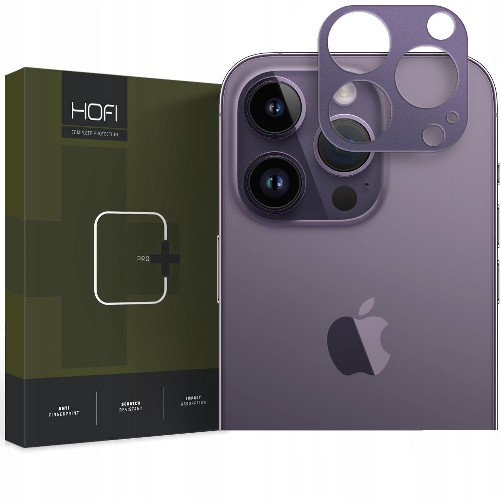Hofi Alucam Pro+ Camera Cover Μεταλλικό Πλαίσιο Κάμερας για Apple iPhone 14 Pro /14 Pro Max (Deep Purple)