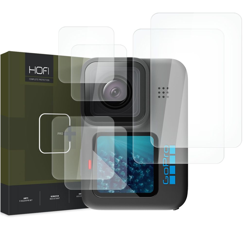 Hofi Glass Pro+ 9H Tempered Glass Screen Prοtector Set 2-Pack (GoPro Hero 9 / 10 / 11 / 12)