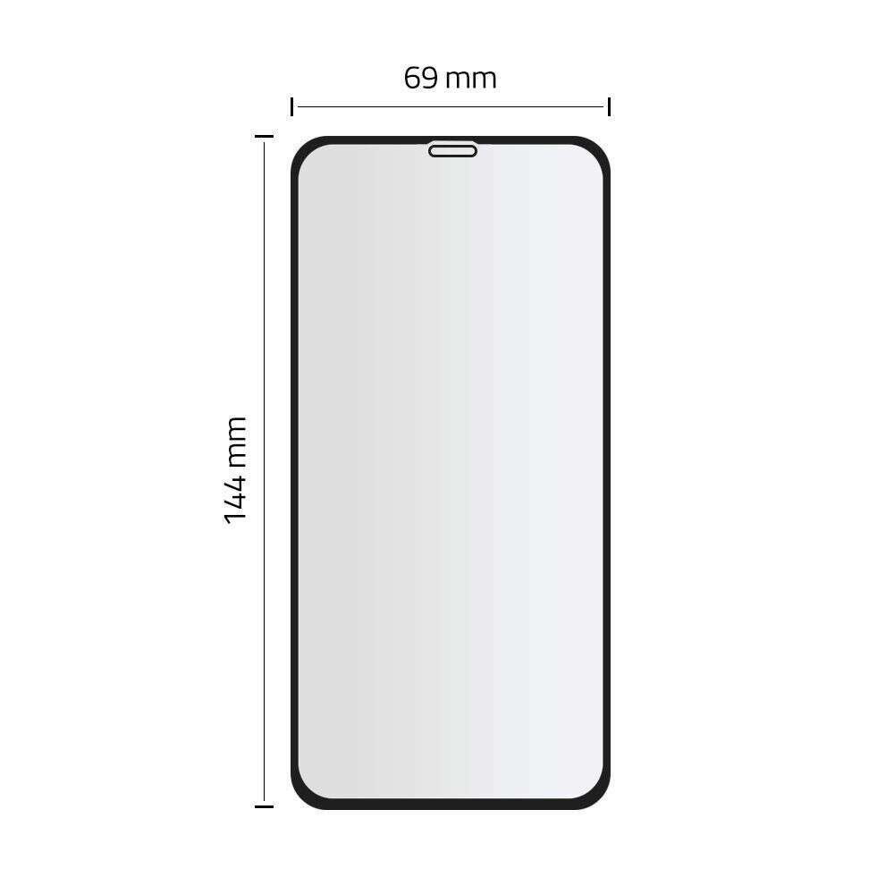 Hofi Hybrid 7H 3D PRO+ Tempered Glass Full Cover για Apple iPhone 11 (Μαύρο)