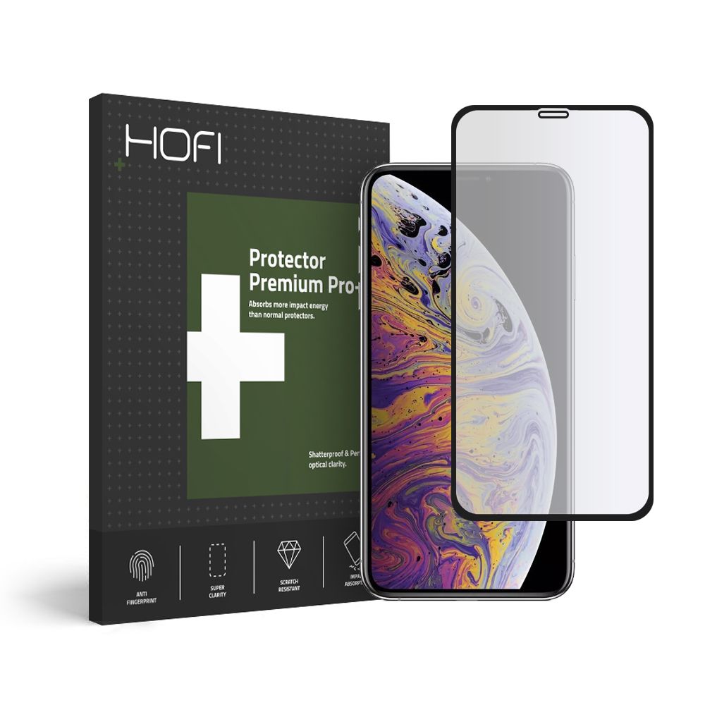 Hofi Hybrid 7H 3D PRO+ Tempered Glass Full Cover για Apple iPhone 14 Pro (Μαύρο)