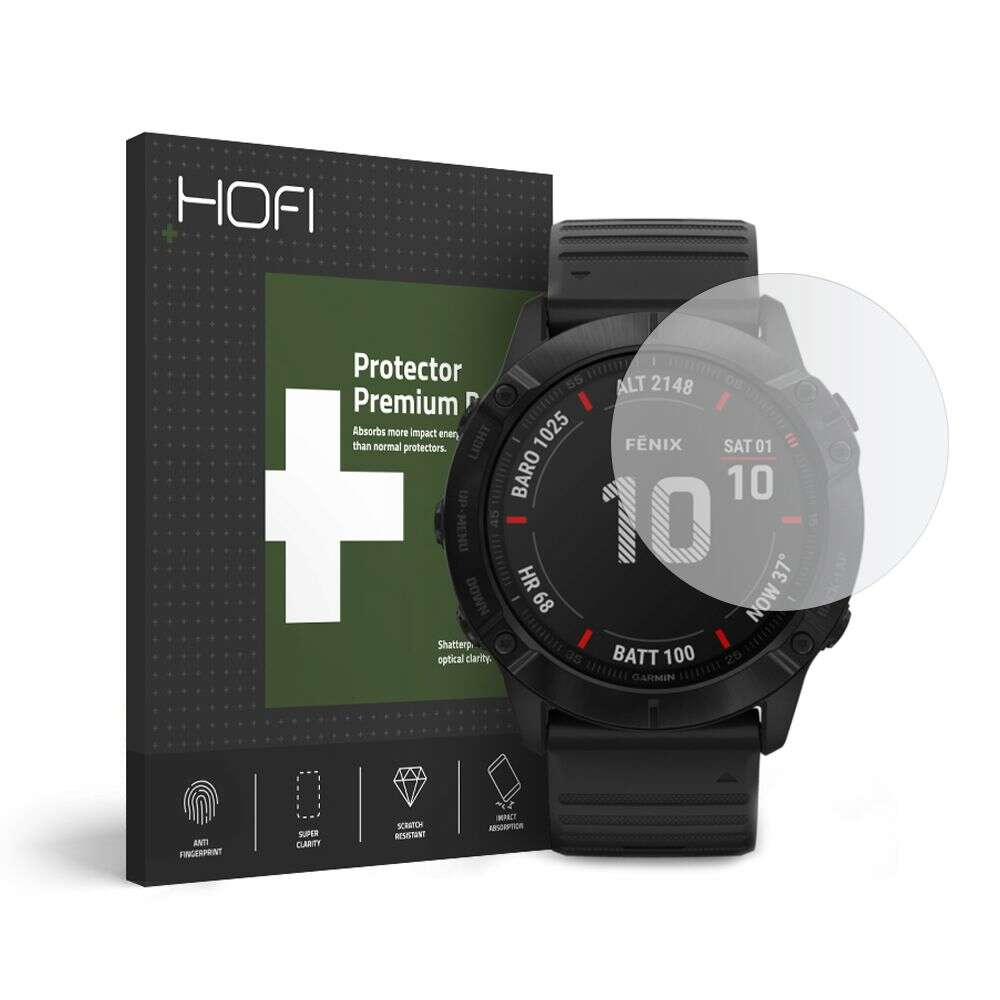 Hofi Hybrid 9H 2.5D PRO+ Tempered Glass για Garmin Fenix 6X/6X Pro