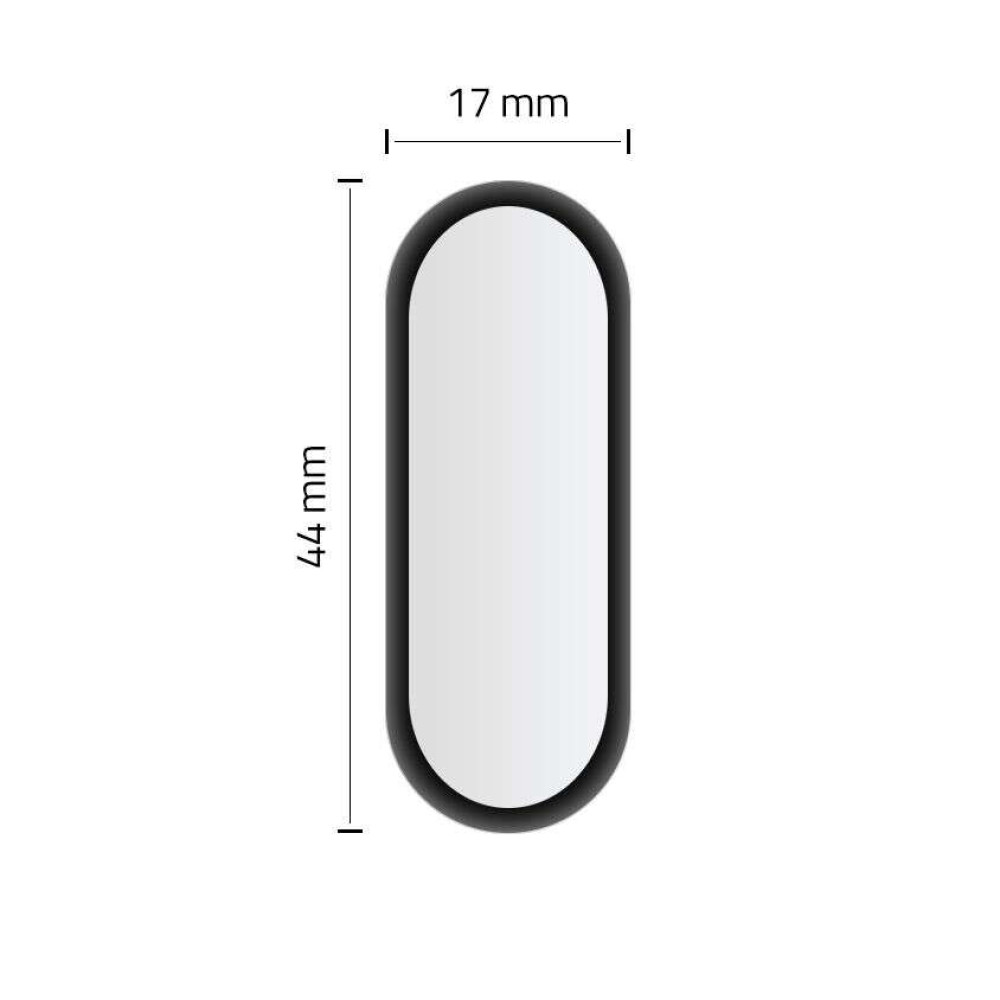 Hofi Hybrid 9H 2.5D PRO+ Tempered Glass για Xiaomi Mi Smart Band 5/6 (Μαύρο)