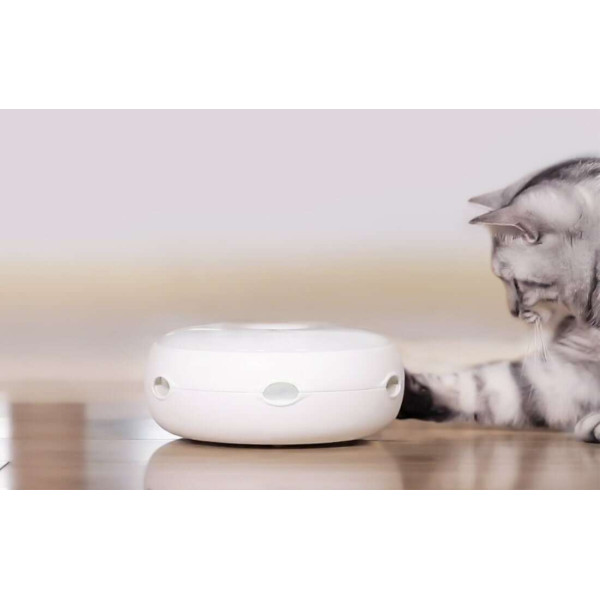 Homerunpet CT10 Διαδραστικό Παιχνίδι γάτας με LED (Λευκό) 
