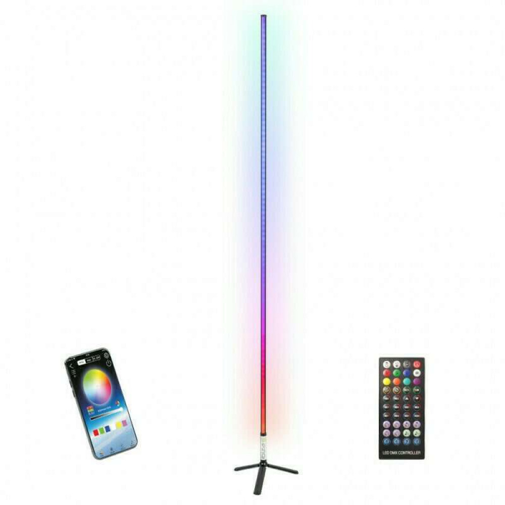 ibiza Light MAGIC-COLOR-STICK Φωτιστικό δαπέδου RGB 1.5m (Μαύρο)