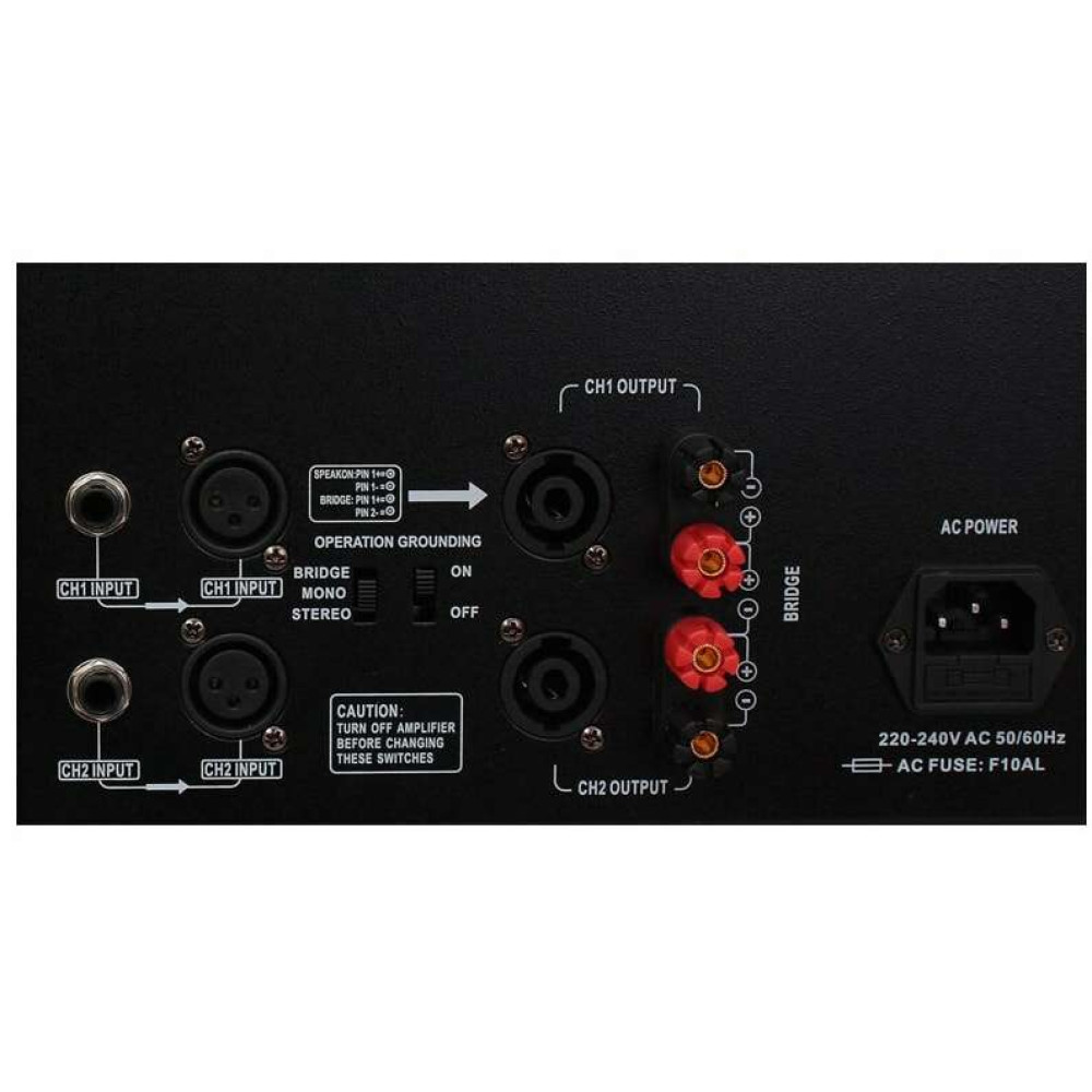 ibiza Sound AMP1000USB-BT PA - Ενισχυτής με USB και Bluetooth 2x800W