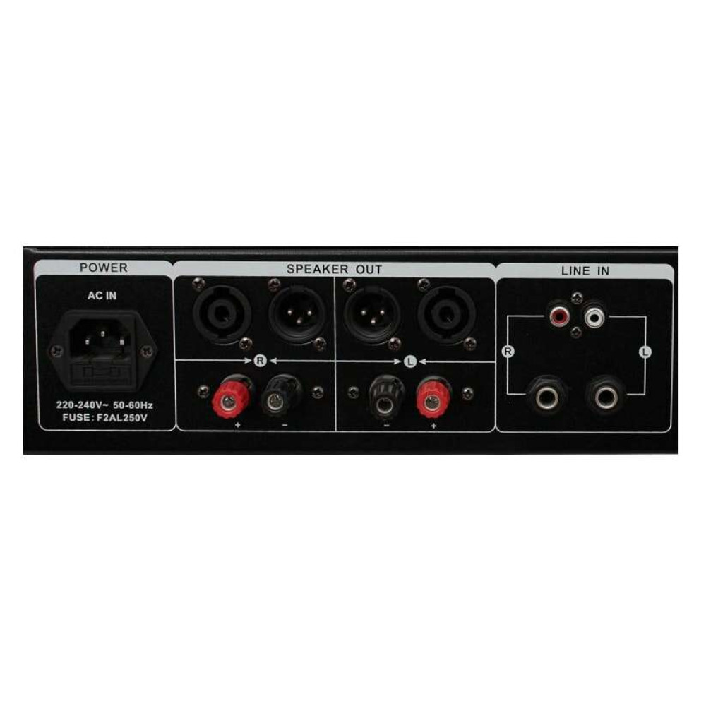 ibiza Sound AMP300USB-BT - Ενισχυτής PA με USB και Bluetooth 2x240W/4Ω