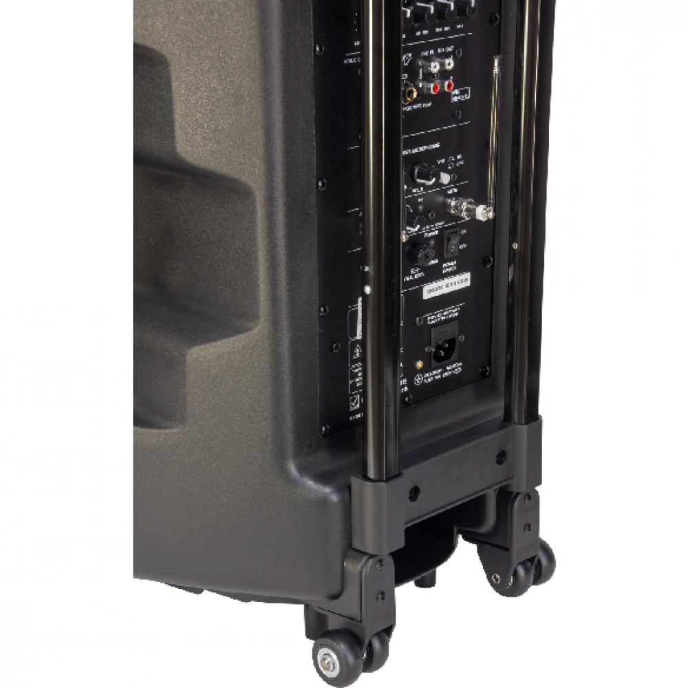 ibiza Sound PORT15VHF-BT - Φορητό σύστημα Ήχου 15" με USB-MP3, BT, REC, και 2 μικρόφωνα VHF