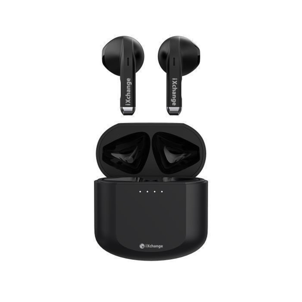 iXchange ES-02 In-ear Bluetooth TWS Handsfree Ακουστικά (Μαύρο)