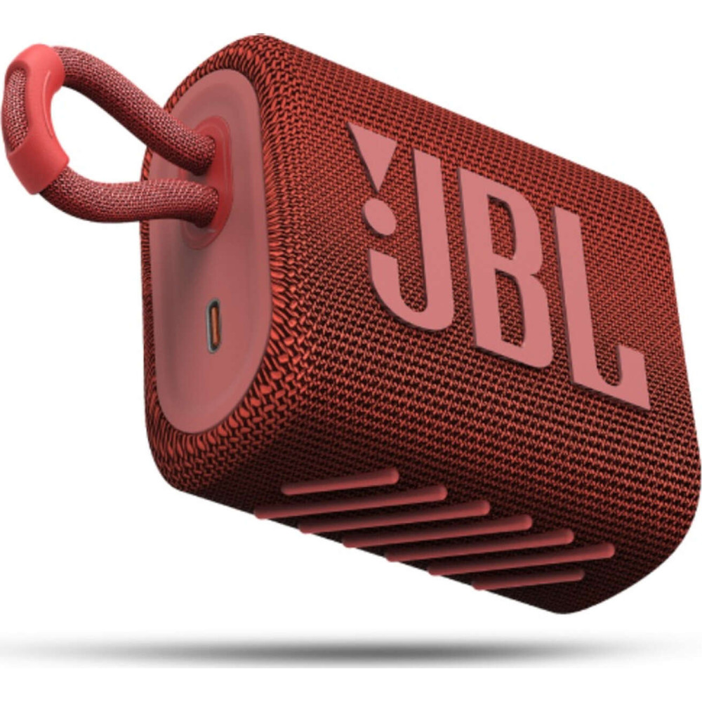 JBL Go 3 Αδιάβροχο Ηχείο Bluetooth 4.2W (Κόκκινο)