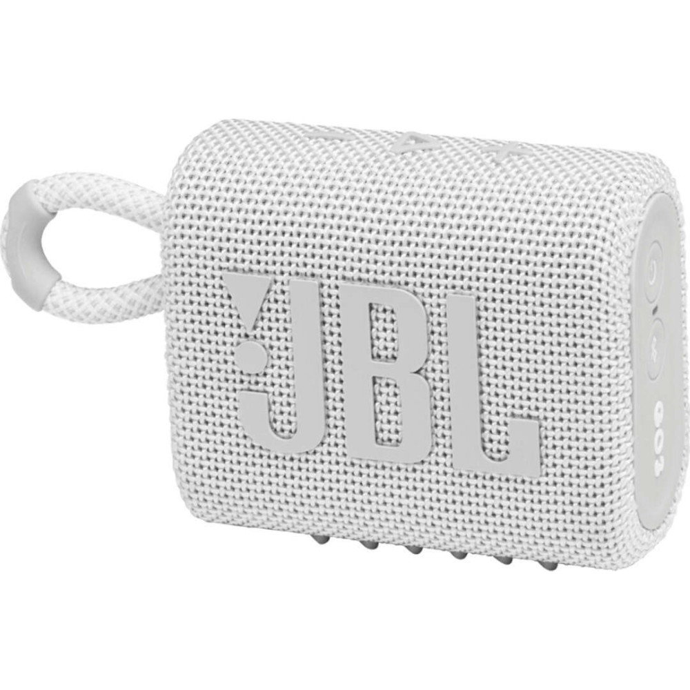 JBL Go 3 Αδιάβροχο Ηχείο Bluetooth 4.2W (Λευκό)