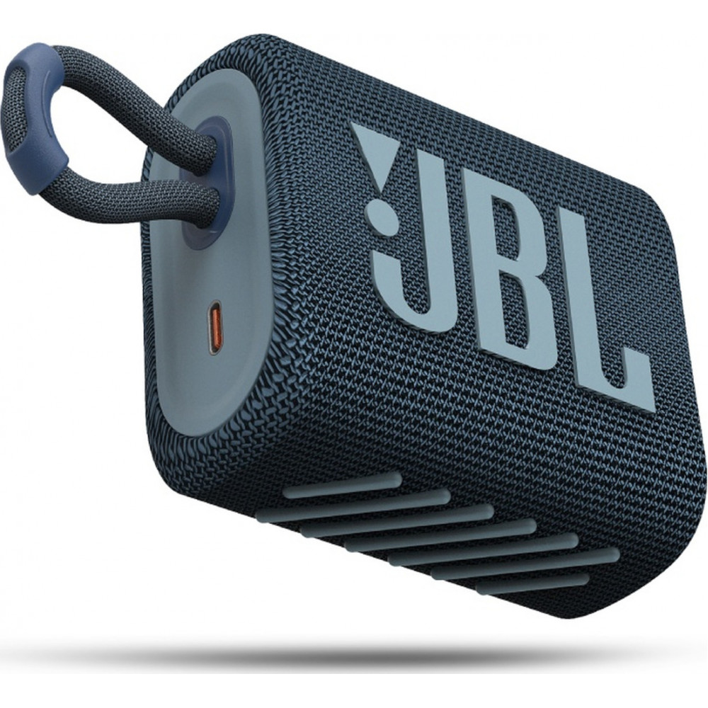 JBL Go 3 Αδιάβροχο Ηχείο Bluetooth 4.2W (Μπλε)