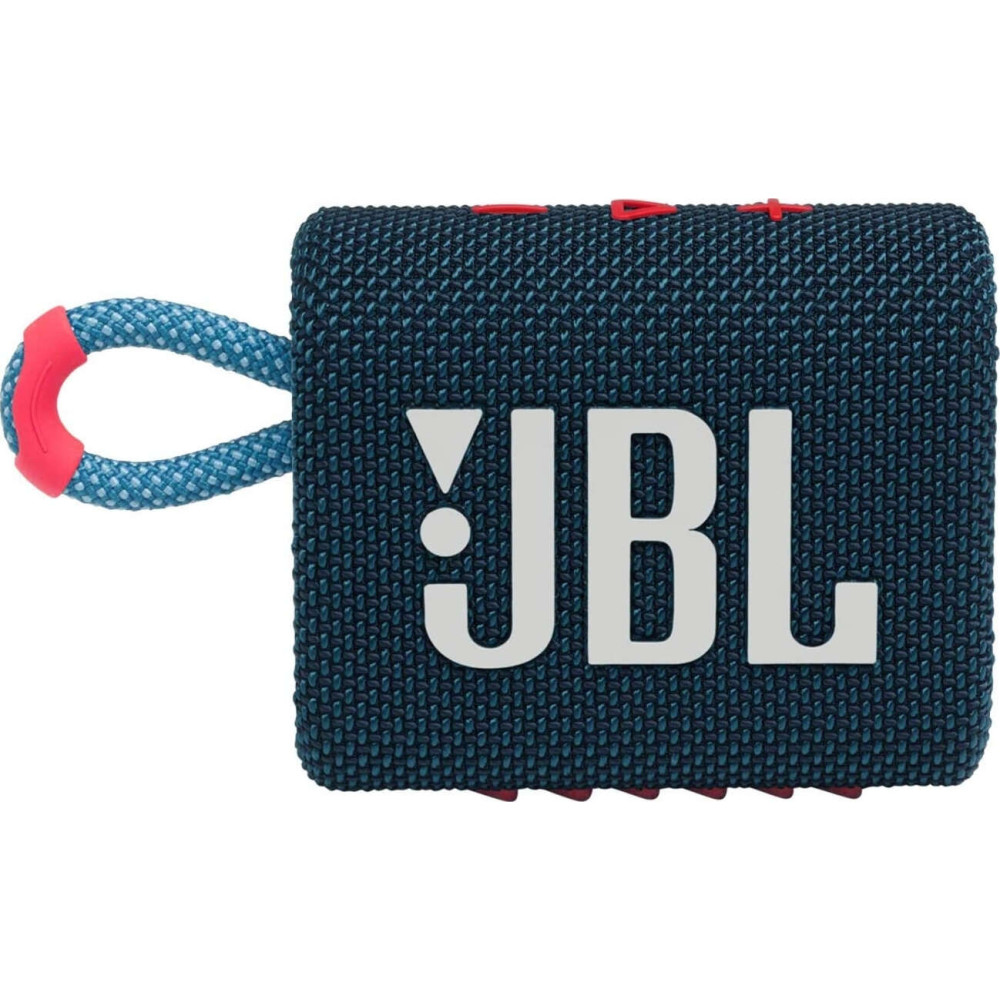 JBL Go 3 Αδιάβροχο Ηχείο Bluetooth 4.2W (Μπλε/Ροζ)