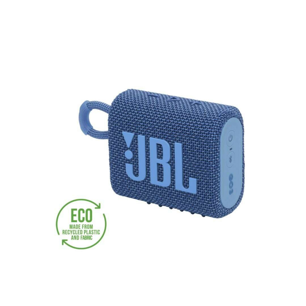 JBL Go 3 Eco Αδιάβροχο Ηχείο Bluetooth 4.2W (Μπλε)