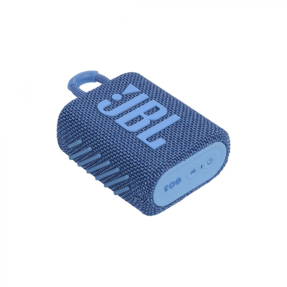 JBL Go 3 Eco Αδιάβροχο Ηχείο Bluetooth 4.2W (Μπλε)
