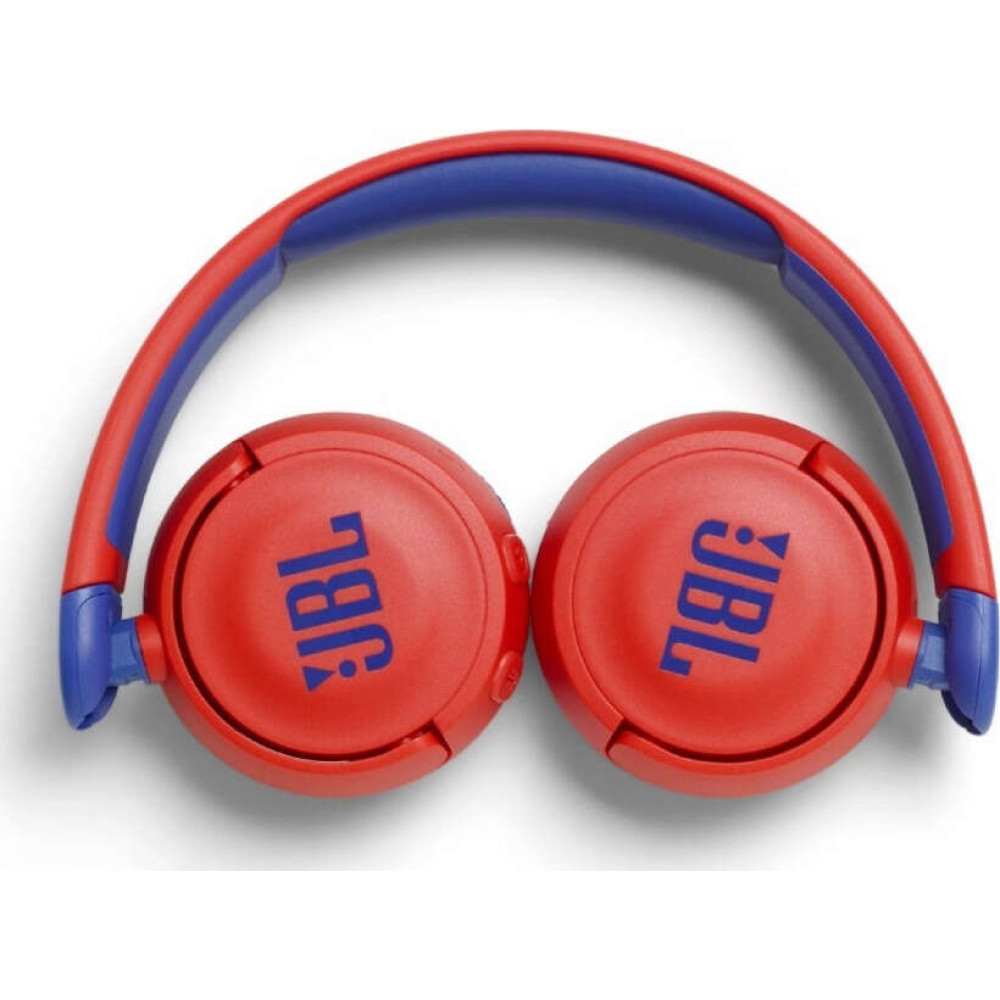 JBL JR310BT, On-Ear Παιδικά Ακουστικά, Wireless, Safe Listening (Κόκκινο)