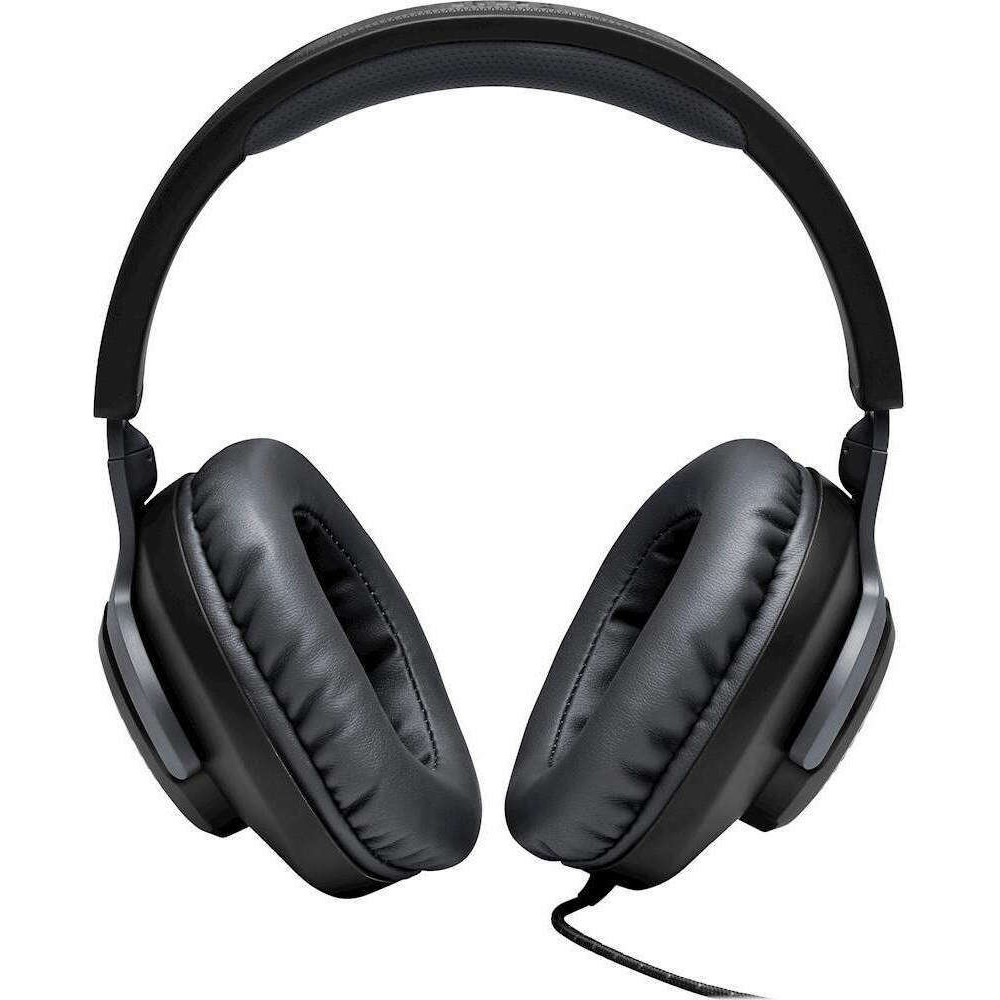 JBL Quantum 100 Over Ear Gaming Headset με βύσμα 3.5mm (Μαύρο)