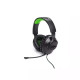 JBL Quantum 100X Over Ear Gaming Headset με σύνδεση 3.5mm (Μαύρο/Πράσινο)