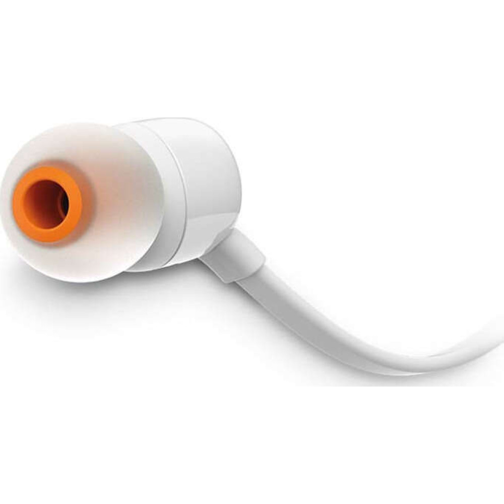 JBL T110 In-ear Handsfree με Βύσμα 3.5mm (Λευκό)