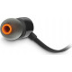 JBL T110 In-ear Handsfree με Βύσμα 3.5mm (Μαύρο)