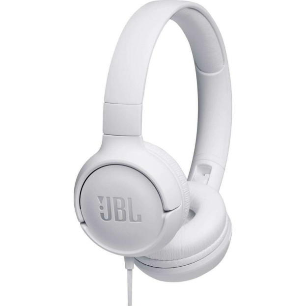 JBL Tune 500 Ενσύρματα On Ear Ακουστικά 1-button Mic/Remote (Λευκό)