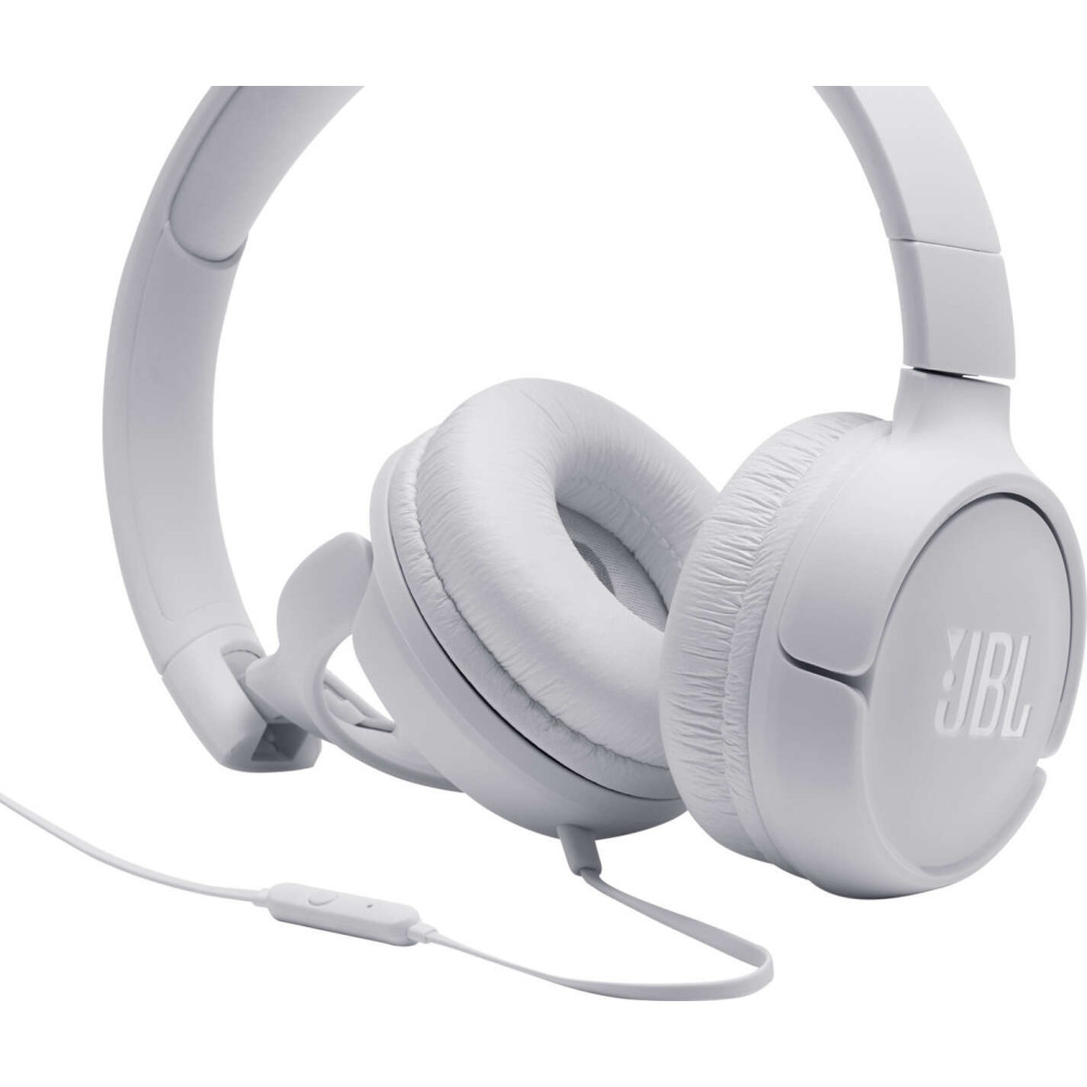 JBL Tune 500 Ενσύρματα On Ear Ακουστικά 1-button Mic/Remote (Λευκό)