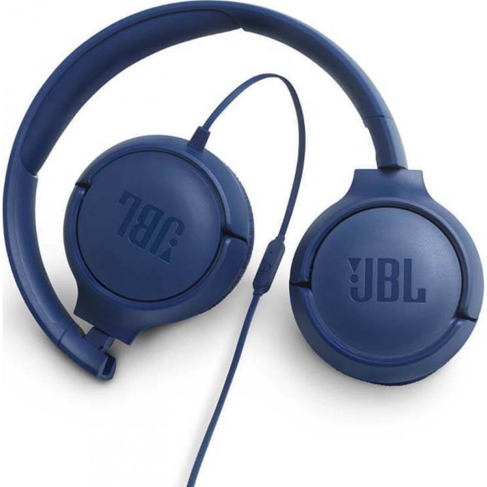 JBL Tune 500 Ενσύρματα On Ear Ακουστικά 1-button Mic/Remote (Μπλε)