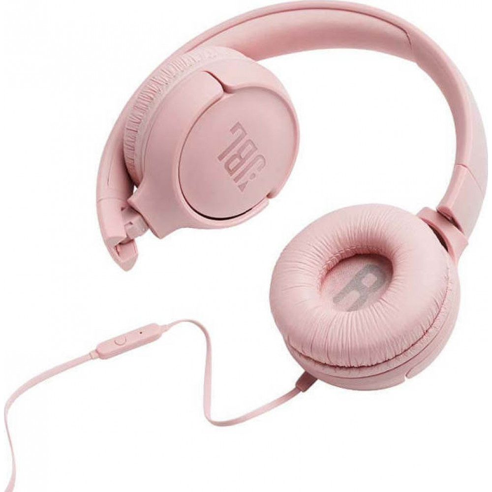 JBL Tune 500 Ενσύρματα On Ear Ακουστικά 1-button Mic/Remote (Ροζ)