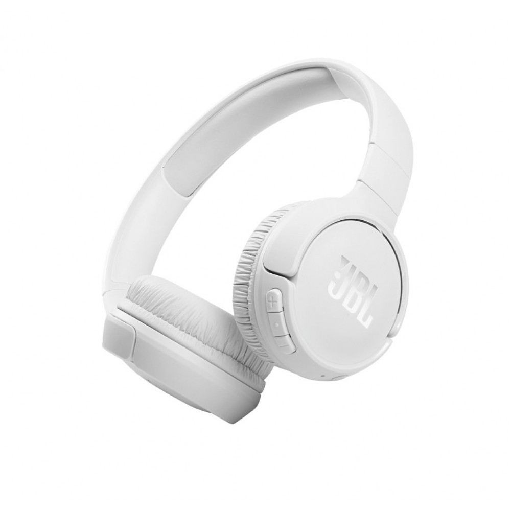 JBL Tune 510BT Ασύρματα Bluetooth On Ear Ακουστικά, Earcup control (Λευκό)