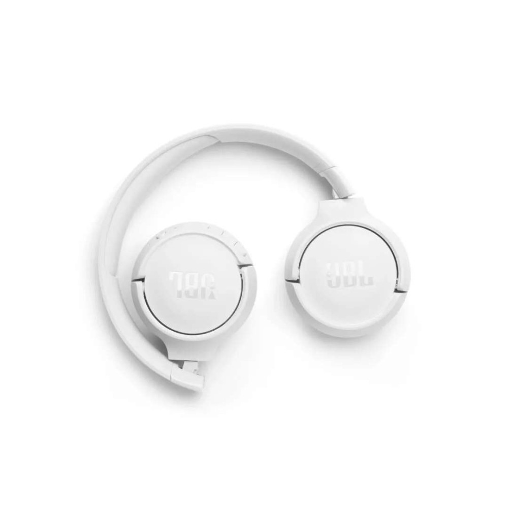 JBL Tune 520ΒΤ, On-Ear Bluetooth Ακουστικά, Multipoint, APP (Λευκό)