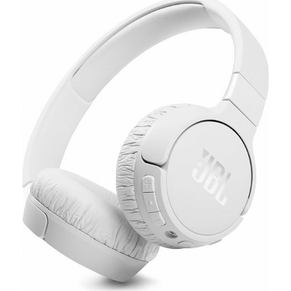 JBL Tune 660NC Bluetooth On Ear Ακουστικά Active Noise Cancelling  (Λευκό)
