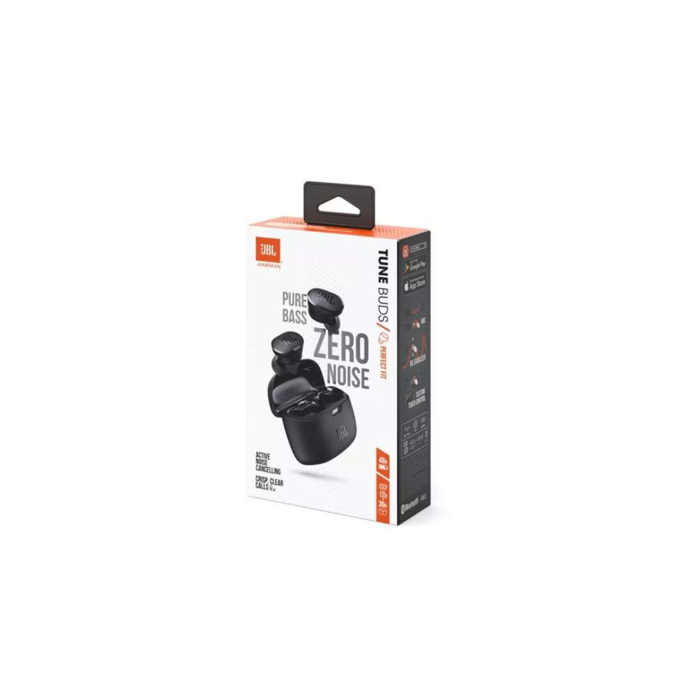 JBL Tune Buds, True Wireless In-Ear Headphones, ANC, IP54, Touch (Μαύρο)