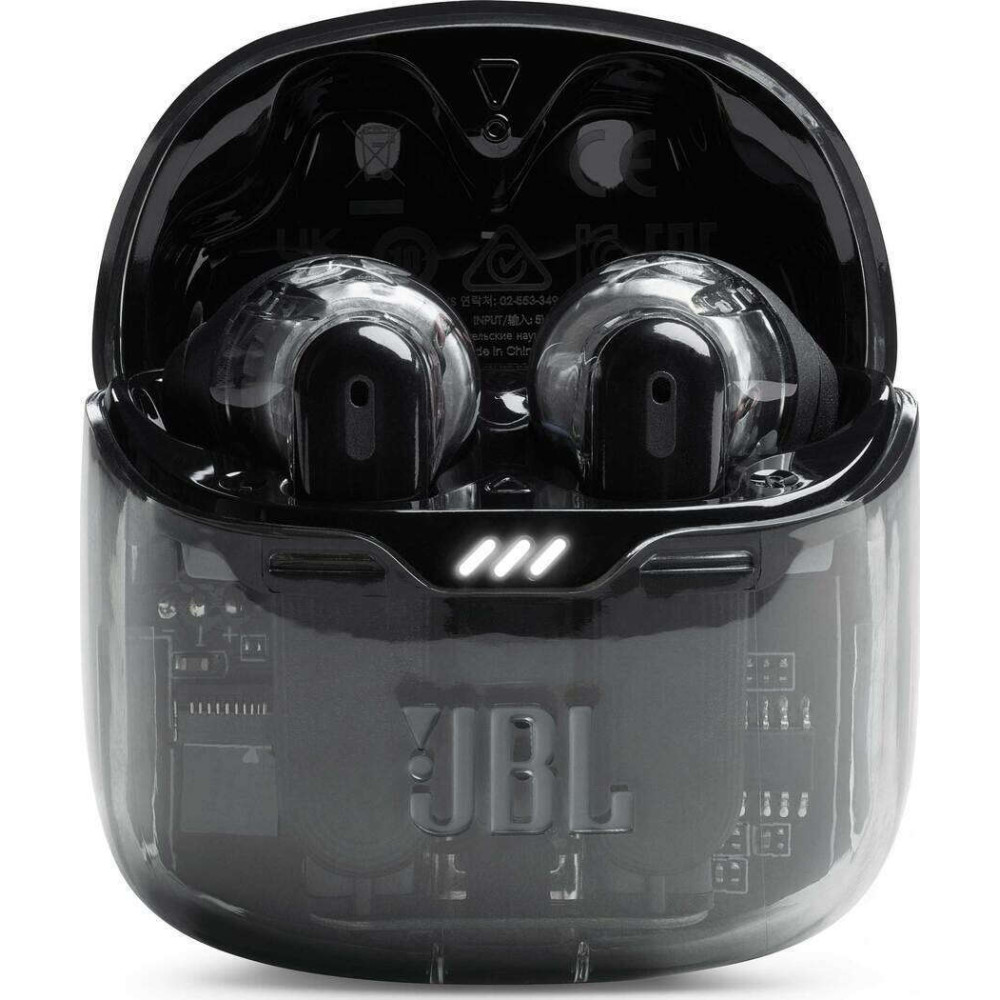 JBL Tune Flex Earbud Bluetooth Handsfree Ακουστικά, NC, Touch (Ghost Μαύρο)