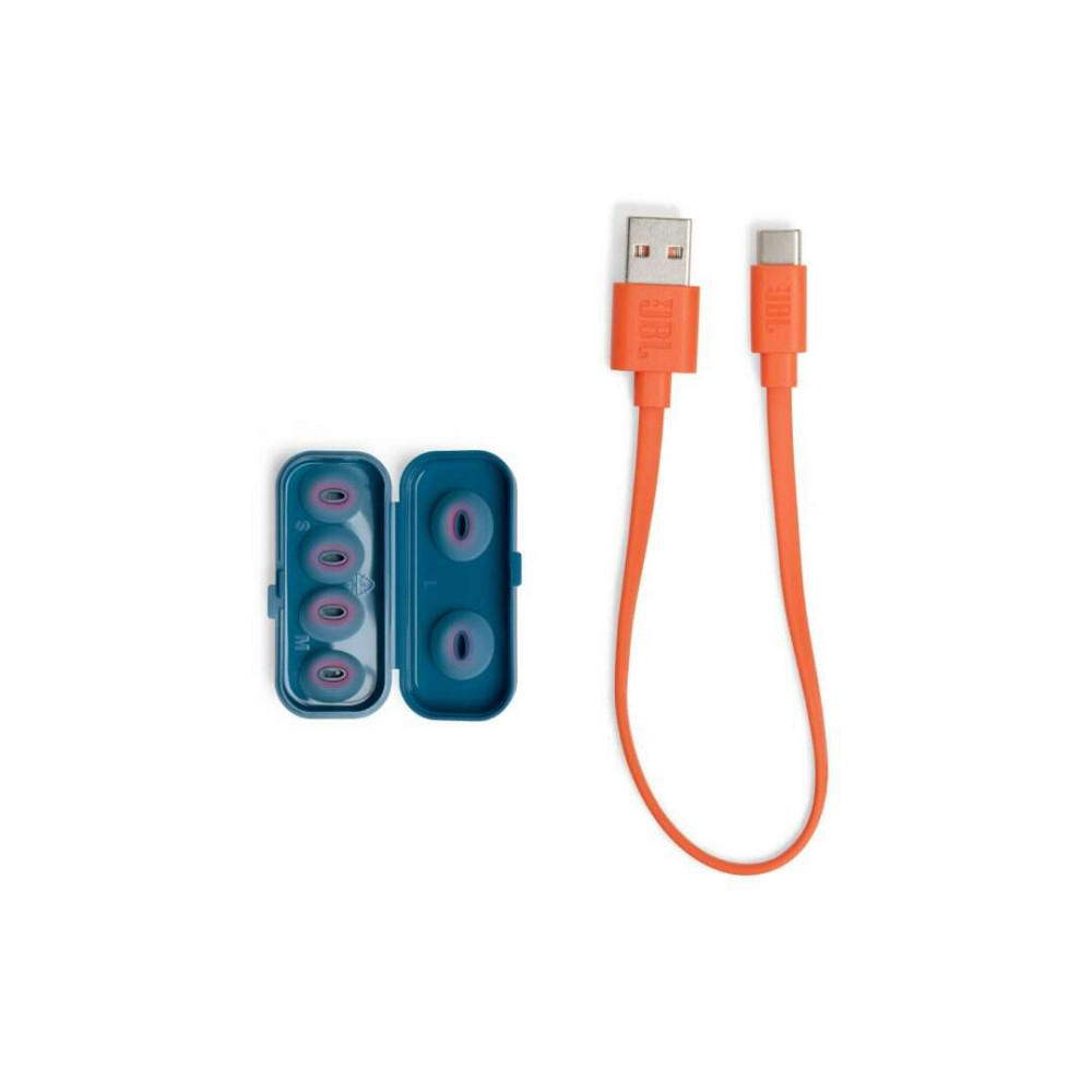 JBL Tune Flex Earbud Bluetooth Handsfree Ακουστικά, NC, Touch (Μπλε)