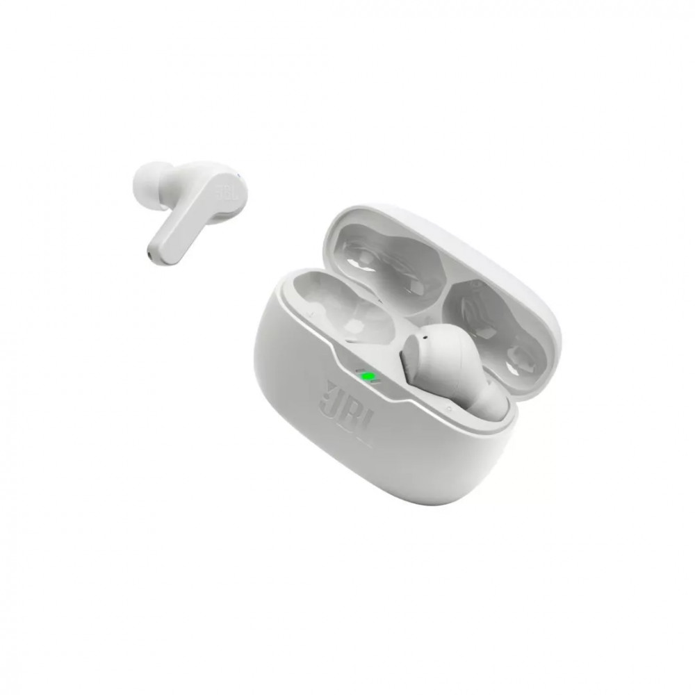JBL Wave Beam True Wireless In-Ear Headphones, IP54 Touch Control (Λευκό)