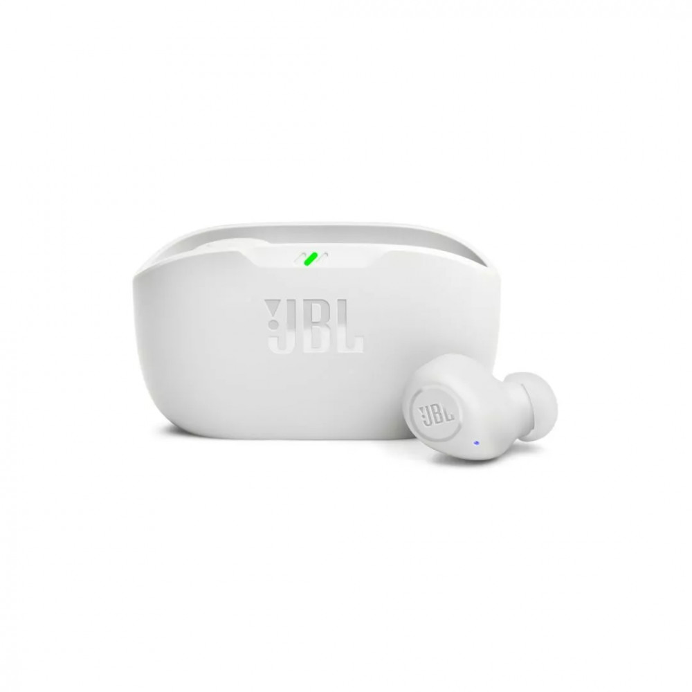 JBL Wave Buds True Wireless In-Ear Headphones, IP54, Touch Control (Λευκό)
