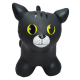 Jumpy Φουσκωτά ζωάκια Γάτα (Mαύρο)