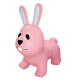 Jumpy Φουσκωτό ζωάκι λαγουδάκι (απαλό ροζ)