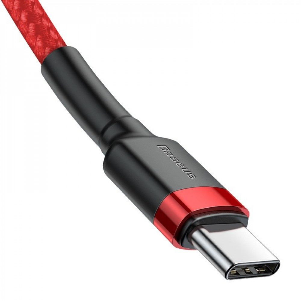 Καλώδιο Φόρτισης Baseus USB Type-C σε USB Type-C CATKLF-G09 1m (Κόκκινο)