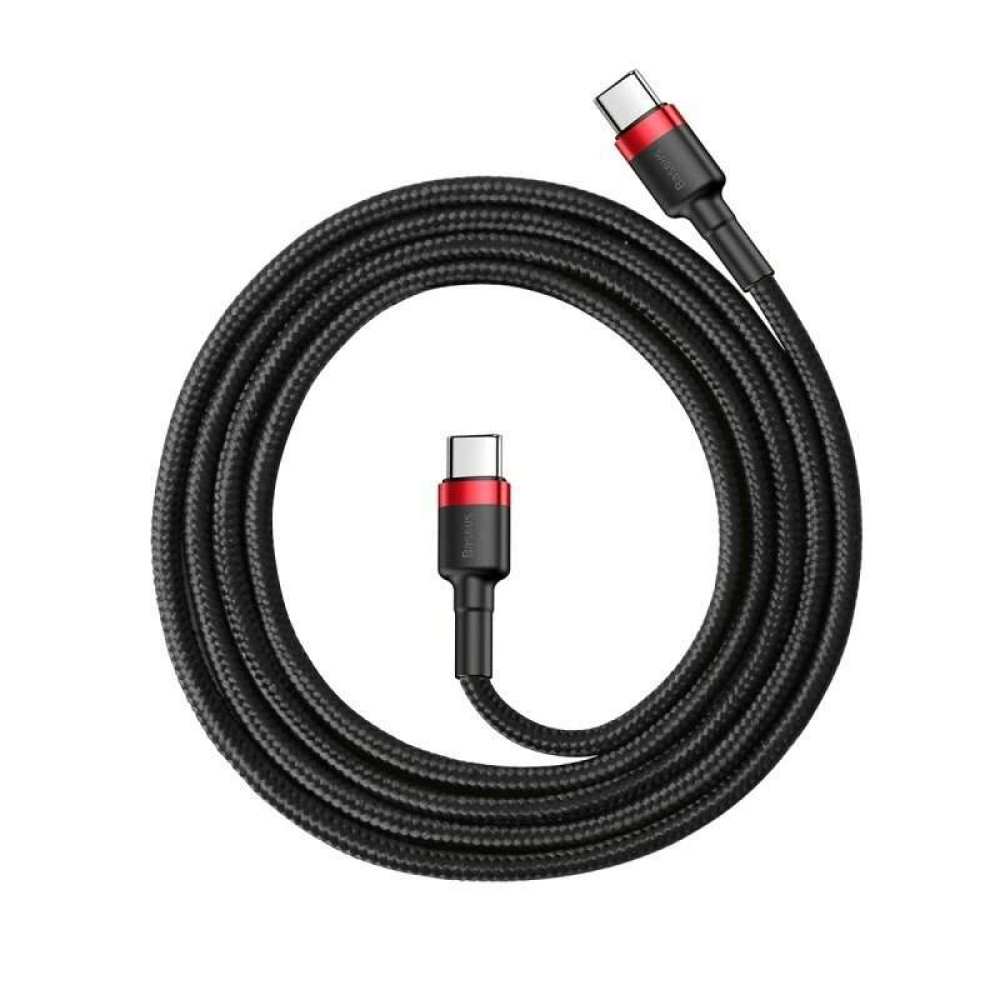 Καλώδιο Φόρτισης Baseus USB Type-C σε USB Type-C CATKLF-H91 QC 3.0 60W 2m (Μαύρο)