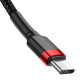 Καλώδιο Φόρτισης Baseus USB Type-C σε USB Type-C CATKLF-H91 QC 3.0 60W 2m (Μαύρο)